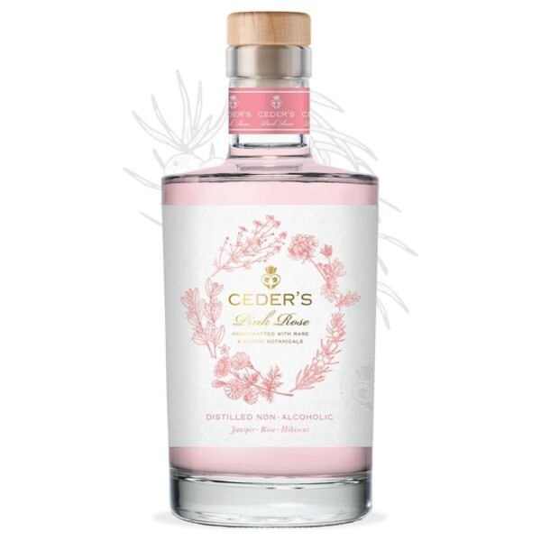 Cedar's Pink Rose Non-Alcoholic Gin - Image 2