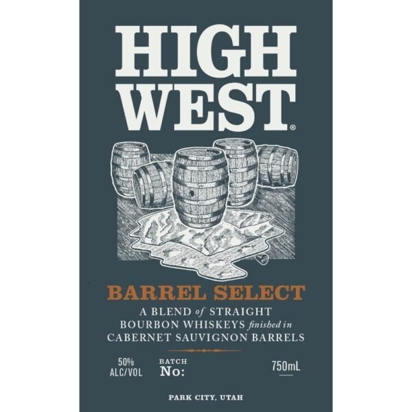 High West Barrel Select Straight Bourbon Finished in Cabernet Sauvignon Barrels - Image 2